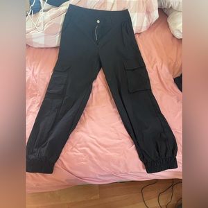Black cargo pants